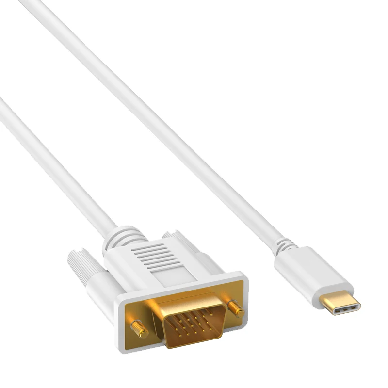 TOP USB-C to VGA Cable,(6ft,1080p),USB Type-C VGA Adapter Cord for 2017/2016 MacBook Pro,iMac,Surface Book 2,Galaxy S8+/Note 8
TOP USB-C to VGA Cable,(6ft,1080p),USB Type-C VGA Adapter Cord for 2017/2016 MacBook Pro,iMac,Surface Book 2,Galaxy S8+/Note 8