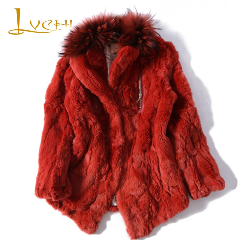 LVCHI 2019 New Product Super Soft Rex Rabbit Fur Coats With Raccoon Dog Fur Collar Women's Winter Warm Furs shuba Outerwear
LVCHI 2019 New Product Super Soft Rex Rabbit Fur Coats With Raccoon Dog Fur Collar Women's Winter Warm Furs shuba Outerwear