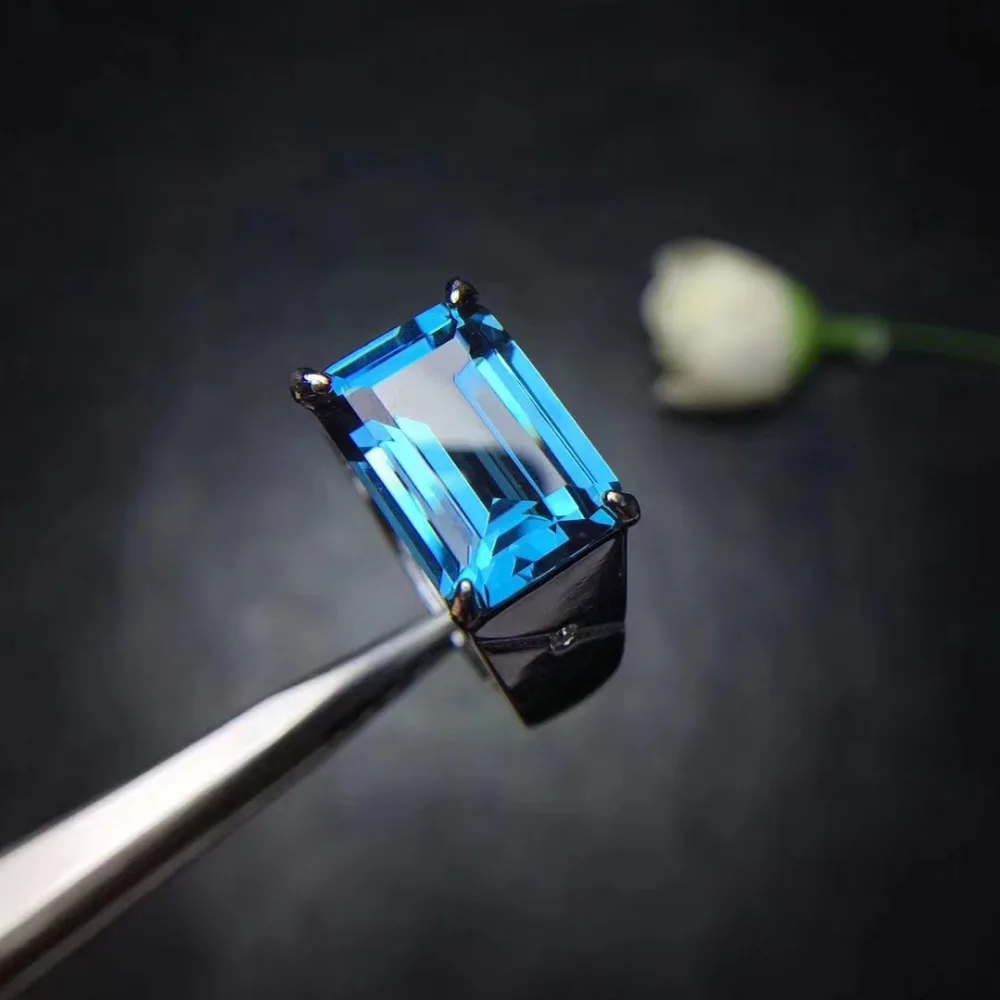Luxurious heavy big 10*14mm square Natural blue topaz gem Ring S925 Silver Natural Gemstone Ring men Women's party Rings Jewelry
Luxurious heavy big 10*14mm square Natural blue topaz gem Ring S925 Silver Natural Gemstone Ring men Women's party Rings Jewelry
