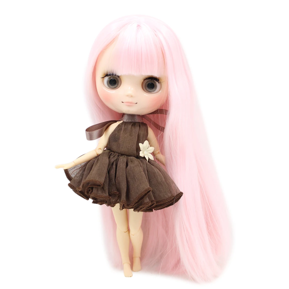 Middie blyth doll 210BL2352 Pink long hair with bangs 20cm joint body gray eye middle blyth doll 1/8 bjd toys girl gift
Middie blyth doll 210BL2352 Pink long hair with bangs 20cm joint body gray eye middle blyth doll 1/8 bjd toys girl gift