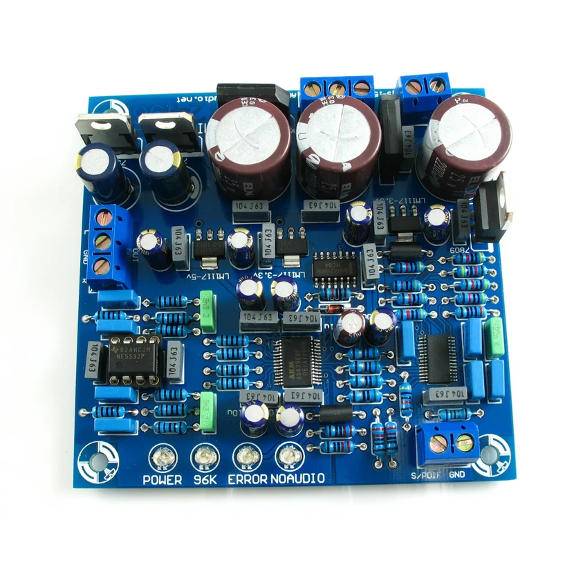 24 BIT 192K HZ DAC CS8416+AK4396+NE5532P SPDIF To audio output preamplifier DAC kit by LJM
24 BIT 192K HZ DAC CS8416+AK4396+NE5532P SPDIF To audio output preamplifier DAC kit by LJM