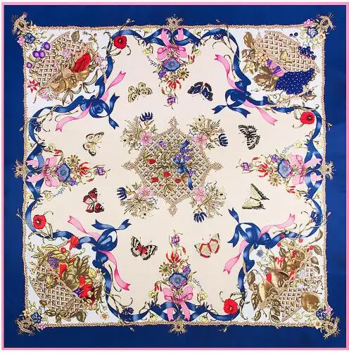 2019 New Brand Bandana Shawl 100% Twill Silk Scarf Floral 130cm Square Scarves Print Kerchief Woman Headband Hijab Scarf&Wraps
2019 New Brand Bandana Shawl 100% Twill Silk Scarf Floral 130cm Square Scarves Print Kerchief Woman Headband Hijab Scarf&Wraps