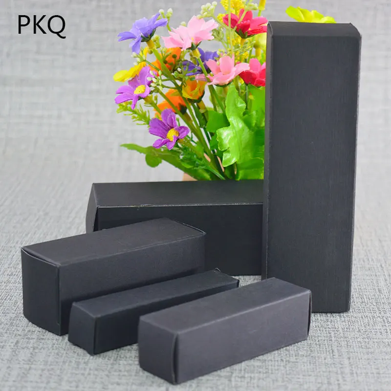 50pcs,Black kraft paper gift box Lipstick Cosmetic Perfume craft cardboard Box Essential Oil bottle packaging Box,7 sizes
50pcs,Black kraft paper gift box Lipstick Cosmetic Perfume craft cardboard Box Essential Oil bottle packaging Box,7 sizes