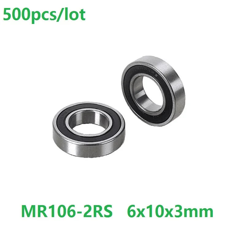 500pcs/lot MR106-2RS MR106RS MR106 RS 2RS 6x10x3mm Thin tube Miniature Deep Groove Ball Bearing 6*10*3mm 676-2RS
500pcs/lot MR106-2RS MR106RS MR106 RS 2RS 6x10x3mm Thin tube Miniature Deep Groove Ball Bearing 6*10*3mm 676-2RS