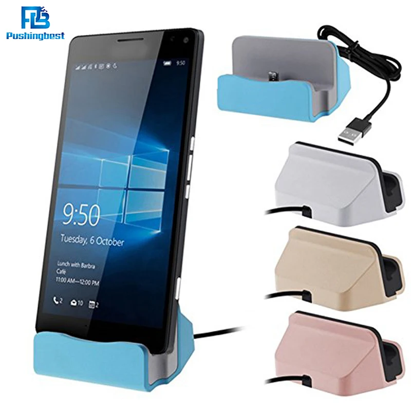 Pushingbest Тип usb C зарядная станция для samsung GALAXY Note 7/huawei P9/Xiaomi 5 M5 4/Lumia 950 док-станции
