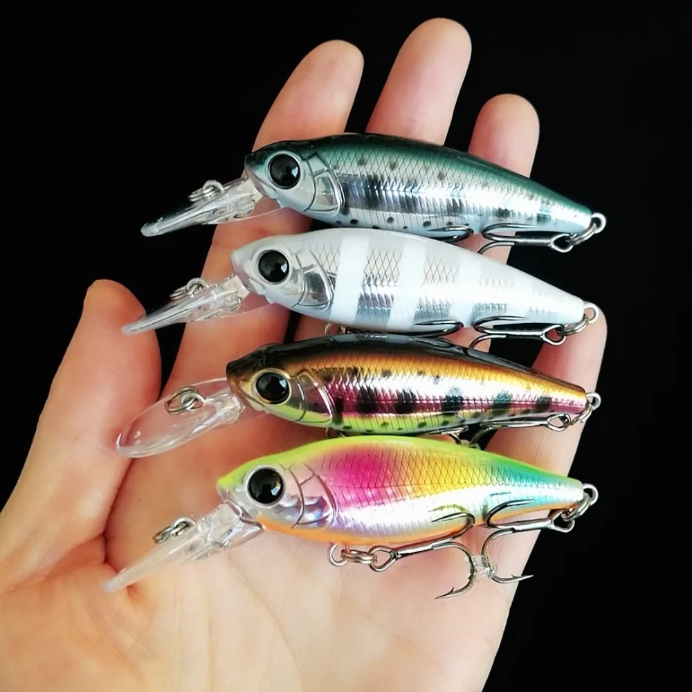 4pcs 58mm 5g Hard Fishing Minnow Lure crankbait Minnow Artificial Bait Bass Lure Swimbait Wobblers
4pcs 58mm 5g Hard Fishing Minnow Lure crankbait Minnow Artificial Bait Bass Lure Swimbait Wobblers
