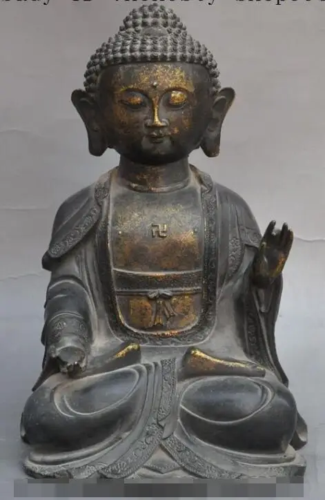 S03782 old tibet buddhism bronze Big Head sakyamuni Shakyamuni Tathagata buddha statue (B0328)
S03782 old tibet buddhism bronze Big Head sakyamuni Shakyamuni Tathagata buddha statue (B0328)