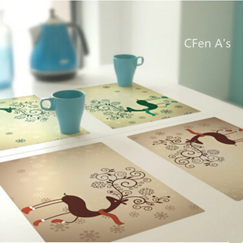 CFen A's PVC Dinner table Placemat waterproof Non-Slip Table Setting placemats for table bowl pad coasters tableware mat 2pcs
CFen A's PVC Dinner table Placemat waterproof Non-Slip Table Setting placemats for table bowl pad coasters tableware mat 2pcs