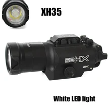 XH35 Weaponlight Ultra-גבוהה כפולה פלט לבן LED נשק טקטי אור בהירות התאמת & Strobe מתג לבן אור רכבת(China)