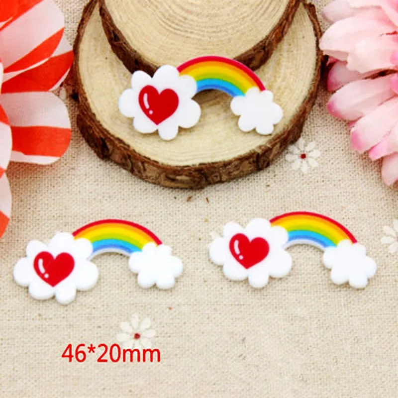 20Pcs/Lot Lovely Rainbow Heart Cabochons Flat Back Resin For DIY Phone Case Hair Accessories Decoration Charms Free Shipping
20Pcs/Lot Lovely Rainbow Heart Cabochons Flat Back Resin For DIY Phone Case Hair Accessories Decoration Charms Free Shipping