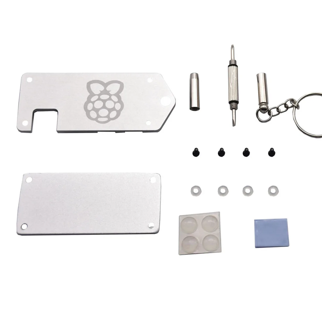 1Pcs Ultra-Thin ZV2 CNC Aluminum Alloy Protective Case With Screwdriver For Raspberry Pi Zero / W High Quality - Black
1Pcs Ultra-Thin ZV2 CNC Aluminum Alloy Protective Case With Screwdriver For Raspberry Pi Zero / W High Quality - Black