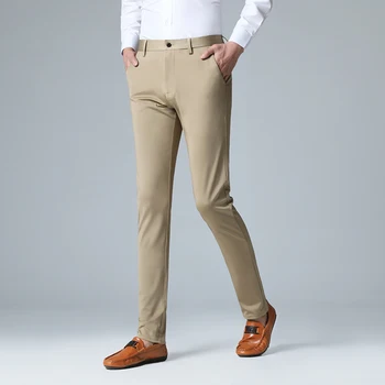 2019 New Design Business Mens Summer Trousers Slim Fashions Man Pants Stretch Casual Pants Men Pantalones Hombre Verano
2019 New Design Business Mens Summer Trousers Slim Fashions Man Pants Stretch Casual Pants Men Pantalones Hombre Verano