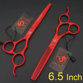 DRGSKL red Paint hair cutting scissors 6.5 inch professional barber hair hairdressing scissors high quality hair tijeras
DRGSKL red Paint hair cutting scissors 6.5 inch professional barber hair hairdressing scissors high quality hair tijeras