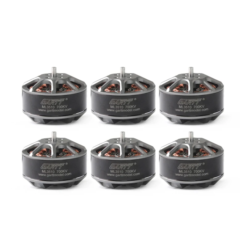 6 PCS GARTT ML 3510 700KV Brushless RC Motor For Multicopter Quadcopter Hexacopter RC Drone
6 PCS GARTT ML 3510 700KV Brushless RC Motor For Multicopter Quadcopter Hexacopter RC Drone