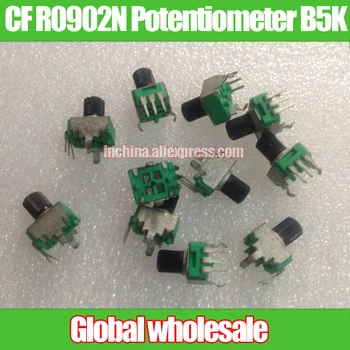 15pcs CF R0902N 09-type Vertical Single Potentiometer B5K B502 / Handle Length 8MM Flower / Handle Cross
15pcs CF R0902N 09-type Vertical Single Potentiometer B5K B502 / Handle Length 8MM Flower / Handle Cross