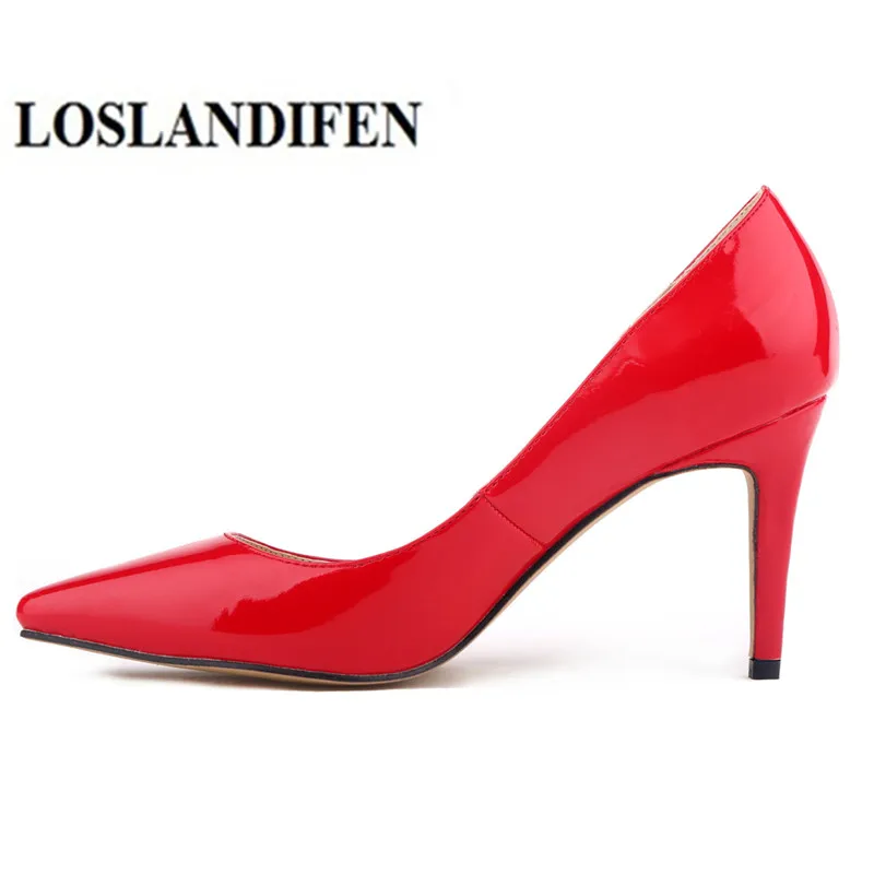 LOSLANDIFN Wedding shallow mouth shoes New Fashion Star Pointed Toe 8cm Solid High Heels Shoes Nightclub Women's Pumps size35-42
LOSLANDIFN Wedding shallow mouth shoes New Fashion Star Pointed Toe 8cm Solid High Heels Shoes Nightclub Women's Pumps size35-42