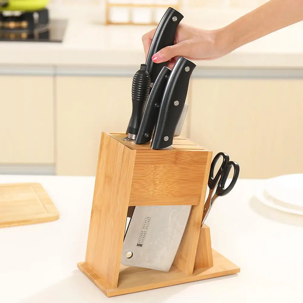 Multi-function Knife Rest For Kitchen Natural Bamboo Blade Holder Cutter Holder Kitchen Knives
Multi-function Knife Rest For Kitchen Natural Bamboo Blade Holder Cutter Holder Kitchen Knives