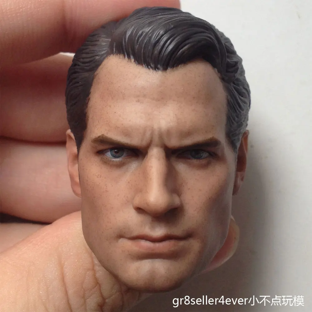 1//6 scale Henry Cavill Head Sculpt Superman Clark Kent for 12/'/' figure Phicen