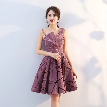 2019 New Purple Color Pattern A-line MINI Length Fashion Dinner Bridesmaids Dresses Party Short Formal Dress
2019 New Purple Color Pattern A-line MINI Length Fashion Dinner Bridesmaids Dresses Party Short Formal Dress
