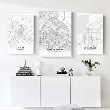 Amiens France,Amsterdam Netherlands,Anchorage United States,Modern City Map Canvas Art Print Home Room Decor Poster
Amiens France,Amsterdam Netherlands,Anchorage United States,Modern City Map Canvas Art Print Home Room Decor Poster