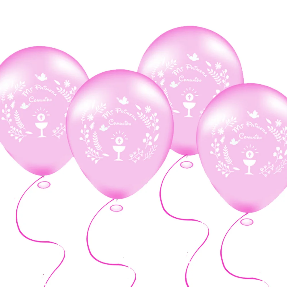 50 Pieces 10 Inch Pink Balloons For Spanish Mi Primera Comunion Latex Balloons For Girls First Holy Communion Party Decoration
50 Pieces 10 Inch Pink Balloons For Spanish Mi Primera Comunion Latex Balloons For Girls First Holy Communion Party Decoration