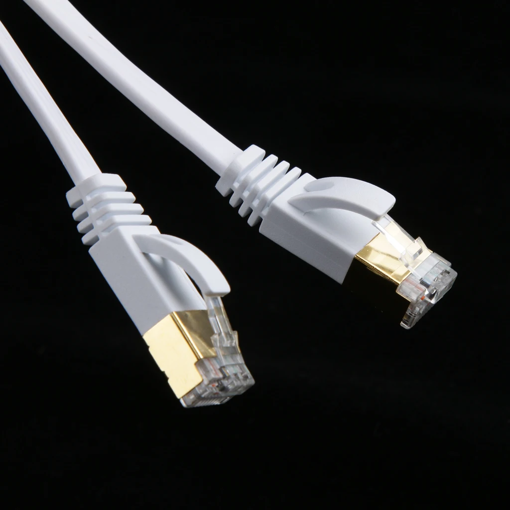 1M White 10Gbps Cat7 RJ45 Ethernet Flat Patch Network LAN Shielded Cable speeds of up to 10Gbps over 100m run of cable
1M White 10Gbps Cat7 RJ45 Ethernet Flat Patch Network LAN Shielded Cable speeds of up to 10Gbps over 100m run of cable