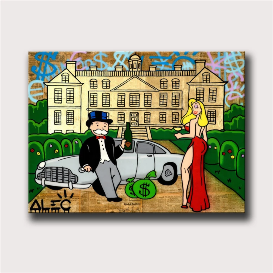 Alec Monopolys Beauty and Money HD Wall Art Canvas Poster Print Canvas Painting Decorative for Office Living Room Home Decor
Alec Monopolys Beauty and Money HD Wall Art Canvas Poster Print Canvas Painting Decorative for Office Living Room Home Decor