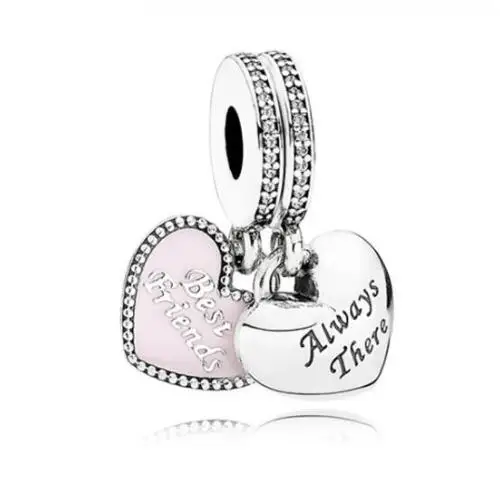 Original 925 Sterling Silver Enamel Love Heart Best Friends Pendant Bead Charm Fit Pandora Bracelet & Necklace Diy Jewelry
Original 925 Sterling Silver Enamel Love Heart Best Friends Pendant Bead Charm Fit Pandora Bracelet & Necklace Diy Jewelry