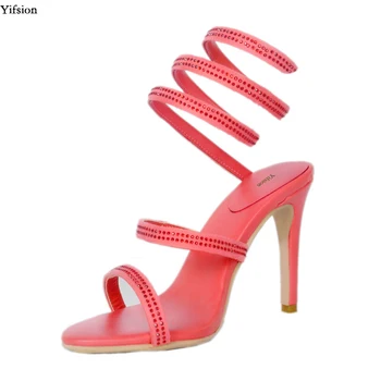 Olomm Women Gladiator Sandals Sexy Crystal Thin High Heels Sandals Open Toe Gorgeous Red Party Shoes Women US Plus Size 4-15
Olomm Women Gladiator Sandals Sexy Crystal Thin High Heels Sandals Open Toe Gorgeous Red Party Shoes Women US Plus Size 4-15