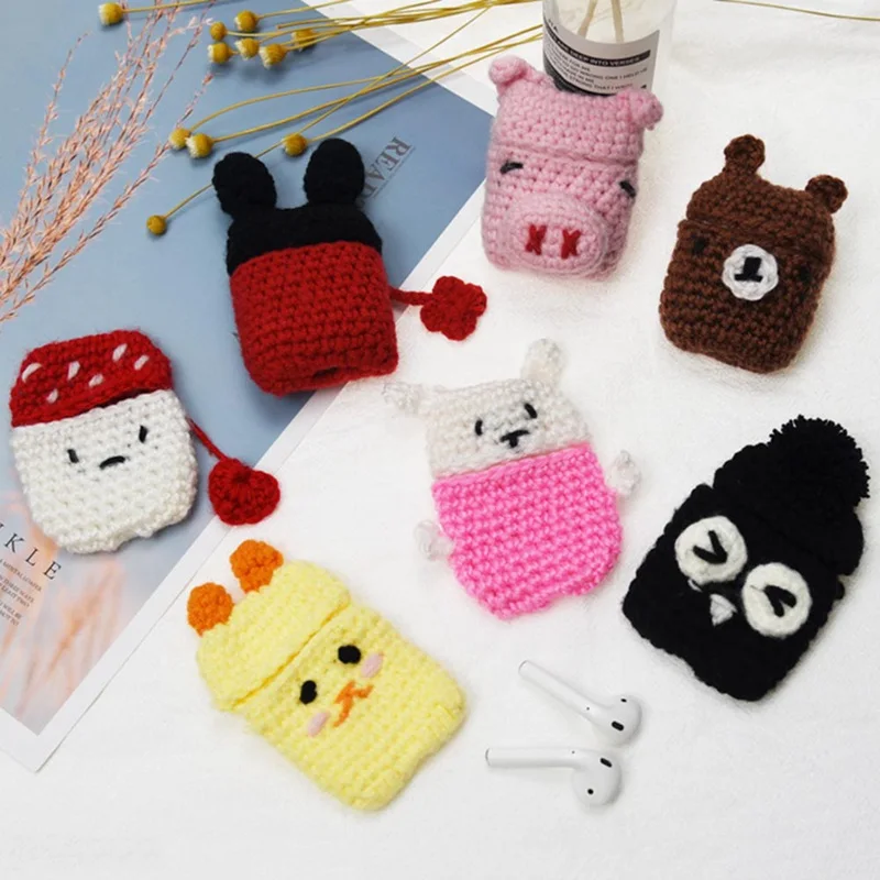 High Quality Cartoon Protective Skin Sweater Cover Anti-Slip Knitting Wool Case For AirPods Airpod
High Quality Cartoon Protective Skin Sweater Cover Anti-Slip Knitting Wool Case For AirPods Airpod