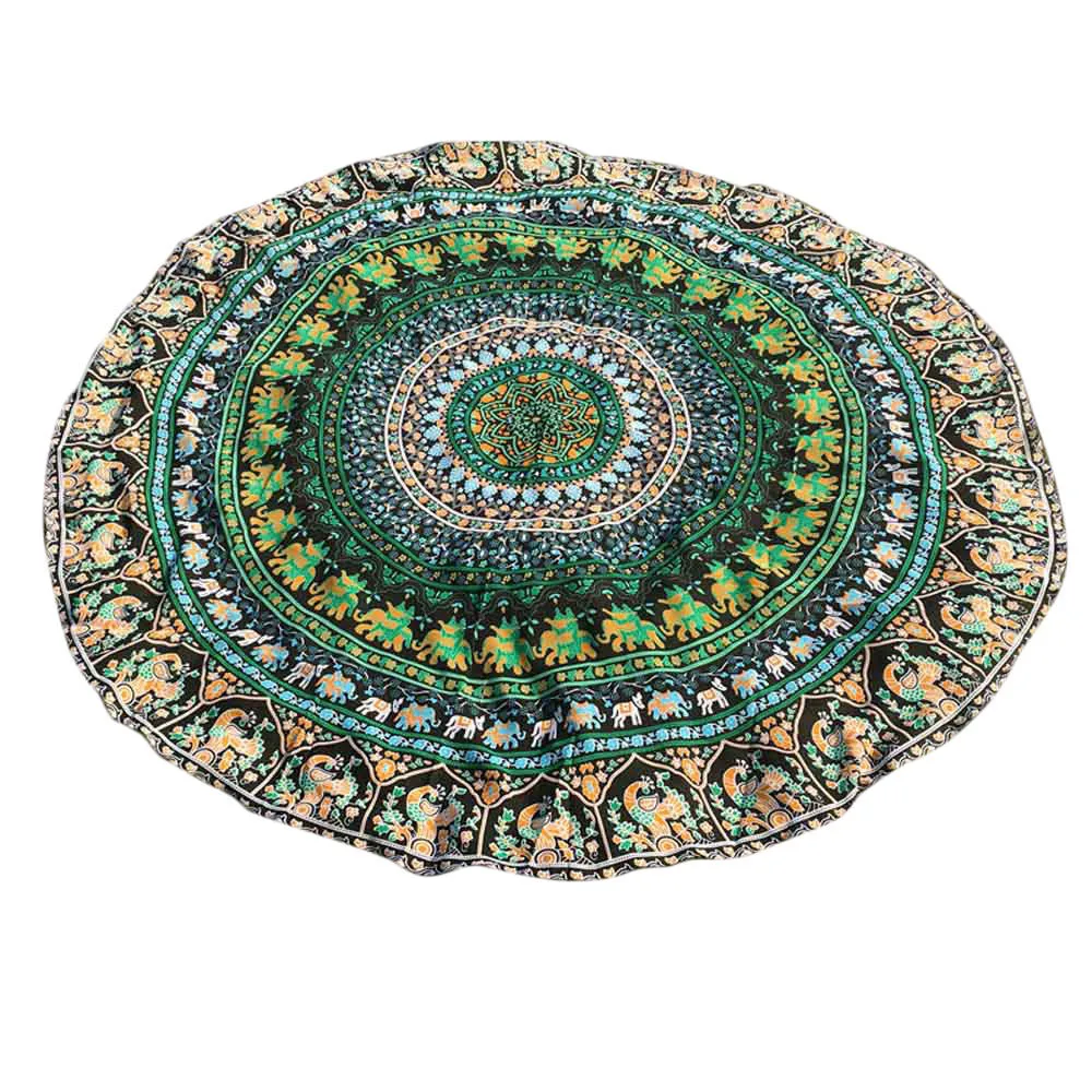 Tablecloth printed beach towel Round Bohemian Hippie Tapestry Beach Picnic Throw Yoga Mat Towel Blanket #C
Tablecloth printed beach towel Round Bohemian Hippie Tapestry Beach Picnic Throw Yoga Mat Towel Blanket #C