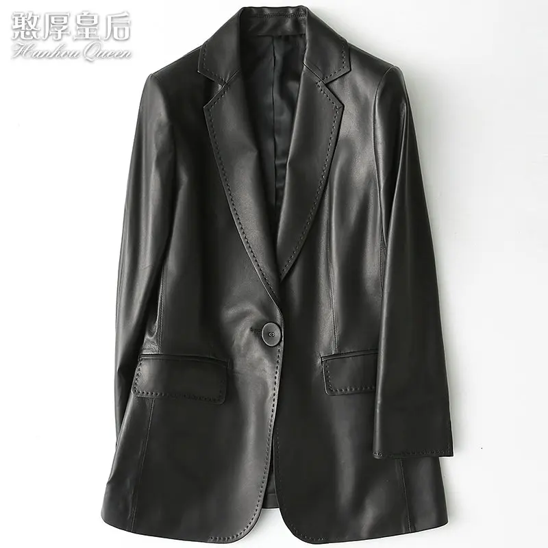 Leather Jacket Woman Spring 2019 Genuine Sheepskin Coat Female Streetwear Trench Coats and Jackets Women Chaqueta Mujer 1089A MY
Leather Jacket Woman Spring 2019 Genuine Sheepskin Coat Female Streetwear Trench Coats and Jackets Women Chaqueta Mujer 1089A MY