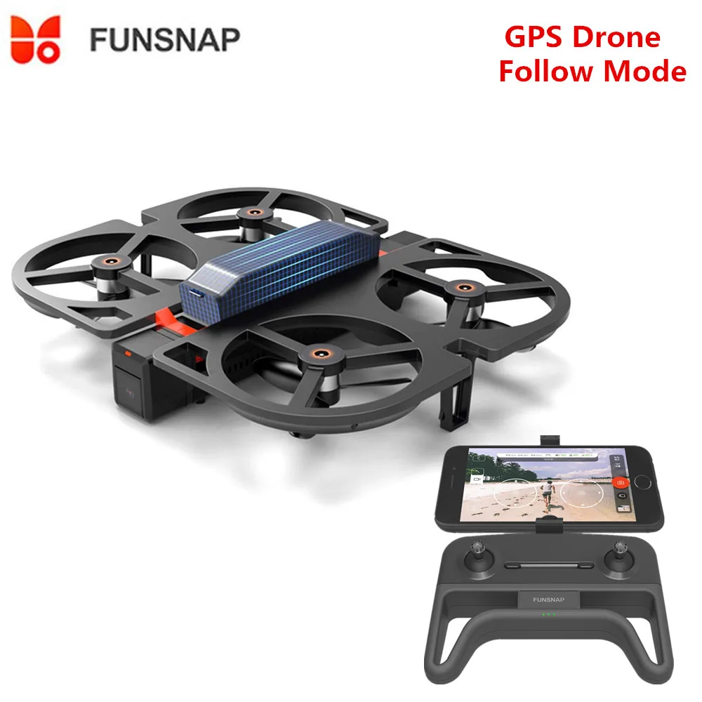 Funsnap Youpin iDol FPV RC Дрон gps складной камера HD 1080 P/AI управление жестами/режим