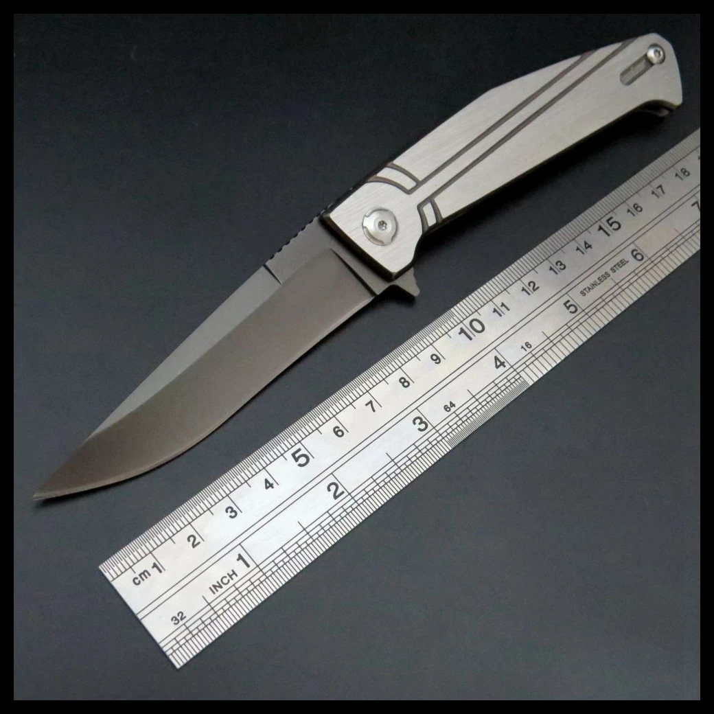 ZZSQ Hot Sale 4035 Folding Knife Titanium Coating Outdoor Hunting Knives Portable Camping Survival Tool Knives
ZZSQ Hot Sale 4035 Folding Knife Titanium Coating Outdoor Hunting Knives Portable Camping Survival Tool Knives