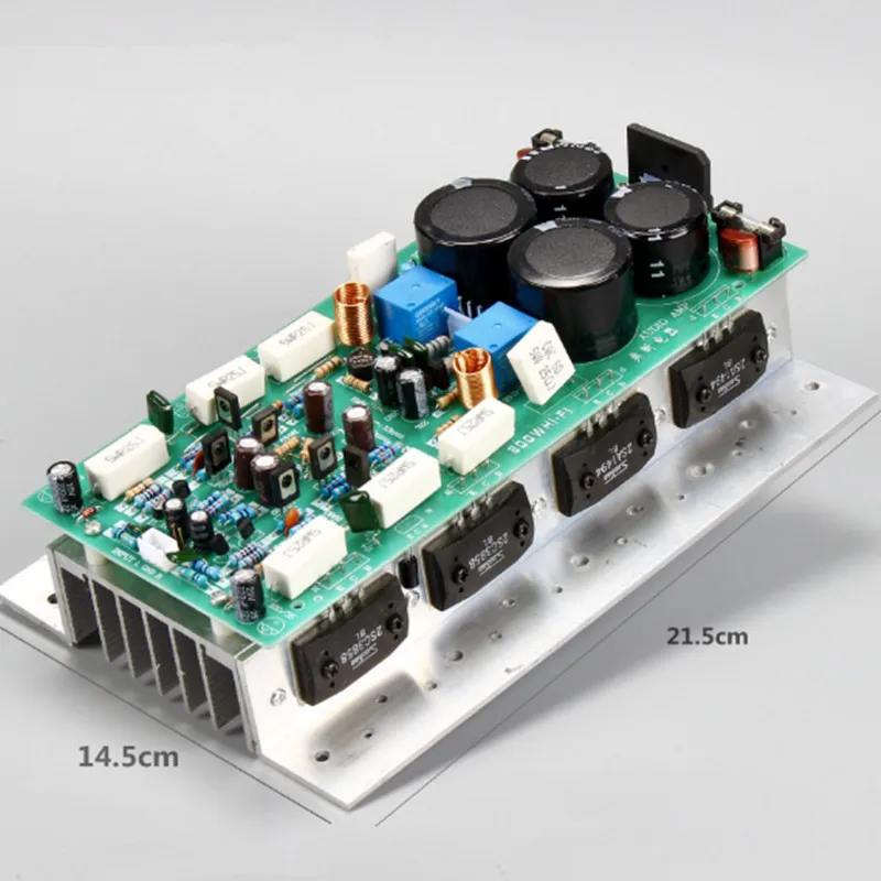 NEW Double AC24-36V 450W+450W 2.0 channel stereo high fidelity Sanken tube 3CS3858 2SA1494 rear high power audio amplifier board
NEW Double AC24-36V 450W+450W 2.0 channel stereo high fidelity Sanken tube 3CS3858 2SA1494 rear high power audio amplifier board