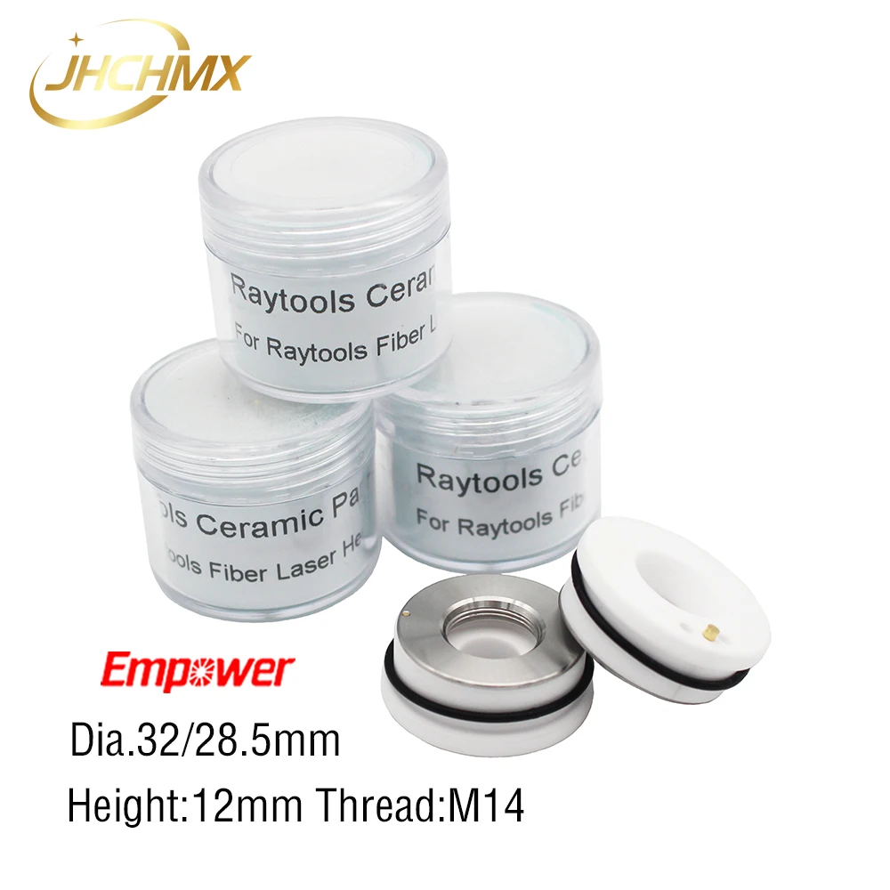 JHCHMX Raytools Ceramic Parts Change Sealing Ring Dia.32mm M14 H12 For Fiber Laser Head BT230/BT240/BT240S Bodor Glorystar Laser
JHCHMX Raytools Ceramic Parts Change Sealing Ring Dia.32mm M14 H12 For Fiber Laser Head BT230/BT240/BT240S Bodor Glorystar Laser