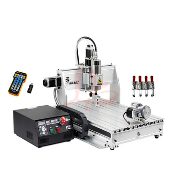4 Axis CNC 6040 Z-S80 engraver router milling lathe machine with rotary axis and 1.5KW spindle, four axis cnc6040 for 3d cnc
4 Axis CNC 6040 Z-S80 engraver router milling lathe machine with rotary axis and 1.5KW spindle, four axis cnc6040 for 3d cnc