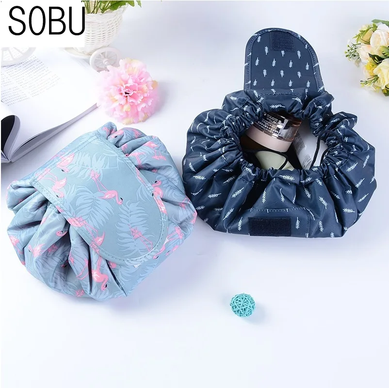 Women Drawstring Cosmetic Bag Fashion Travel Makeup Bag Organizer Make Up Case Storage Pouch Toiletry Beauty Kit Box Wash Bags
Women Drawstring Cosmetic Bag Fashion Travel Makeup Bag Organizer Make Up Case Storage Pouch Toiletry Beauty Kit Box Wash Bags