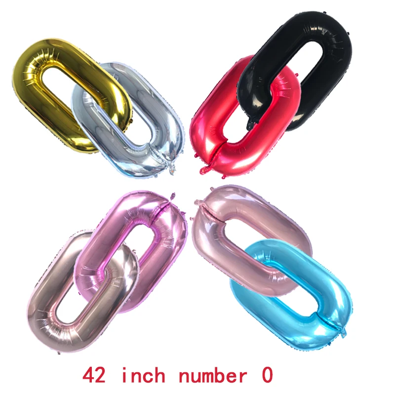 8 styles color 40 inch number 0 aluminum film balloon chain shape Helium balloon child birthday party wedding decor air balloons
8 styles color 40 inch number 0 aluminum film balloon chain shape Helium balloon child birthday party wedding decor air balloons