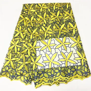 african lace fabric with bead high quality french lace tulle fabric in yellow 100%polyester Nigerian lace for women dress 5yards
african lace fabric with bead high quality french lace tulle fabric in yellow 100%polyester Nigerian lace for women dress 5yards
