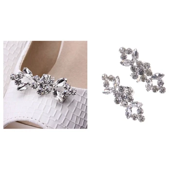 EYKOSI Fashion Rhinestone Shoes Buckle Elegant Shoe Clips For Decorating 2Pcs Of 1 Pack Silver Shoe Decorations
EYKOSI Fashion Rhinestone Shoes Buckle Elegant Shoe Clips For Decorating 2Pcs Of 1 Pack Silver Shoe Decorations