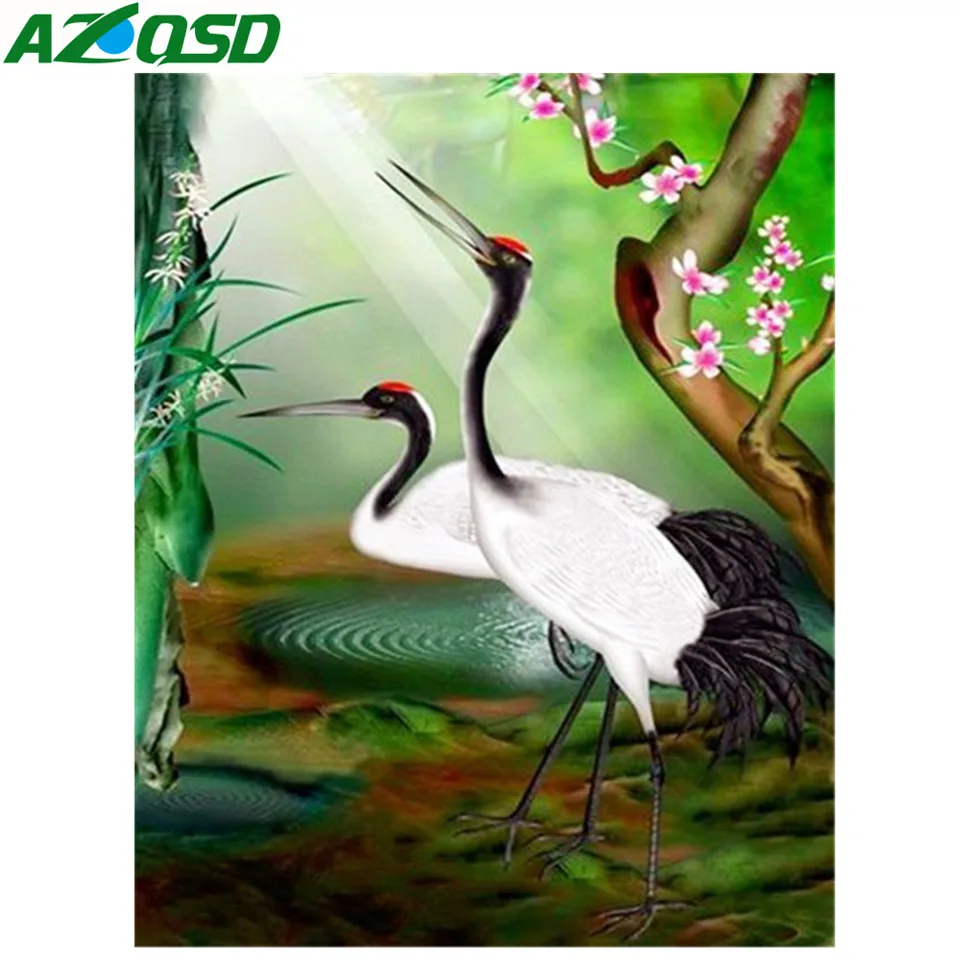 AZQSD Diamond Embroidery Animal Diamond Painting Full Square Hobbies And Crafts Diamond Mosaic Crane Picture Of Rhinestones
AZQSD Diamond Embroidery Animal Diamond Painting Full Square Hobbies And Crafts Diamond Mosaic Crane Picture Of Rhinestones
