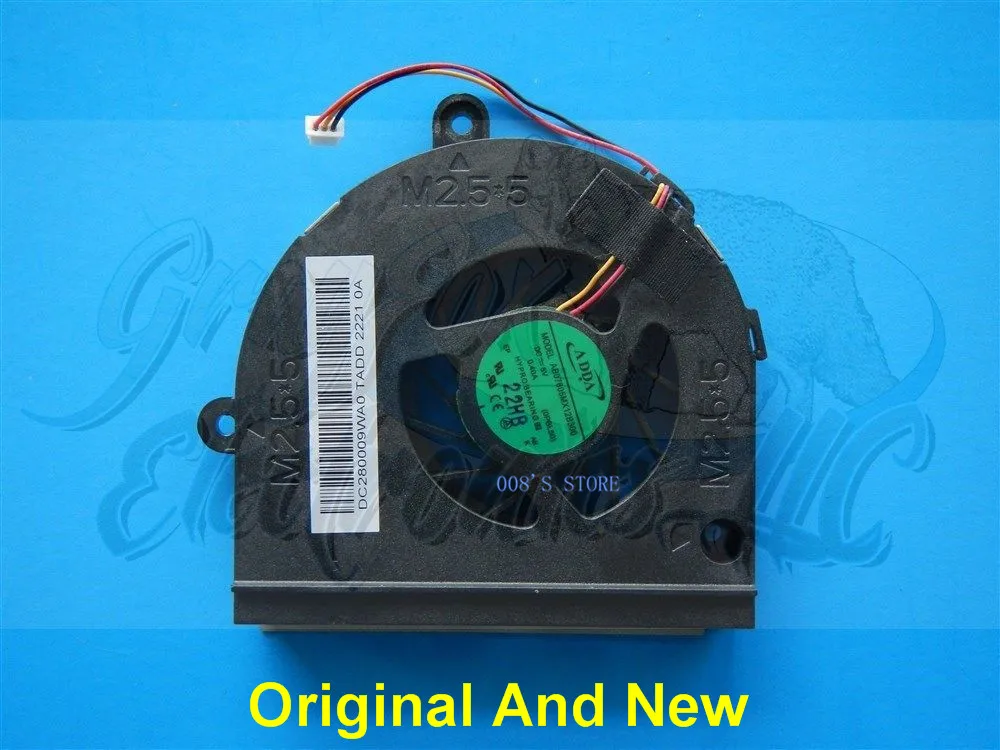 New Notebook CPU Cooler Fan For ASUS K43B K43T A53U K53B K53BY K53 K43 K53T K53U K53Z X53U K73 X53 X53B For ADDA AB07605MX12B300
New Notebook CPU Cooler Fan For ASUS K43B K43T A53U K53B K53BY K53 K43 K53T K53U K53Z X53U K73 X53 X53B For ADDA AB07605MX12B300
