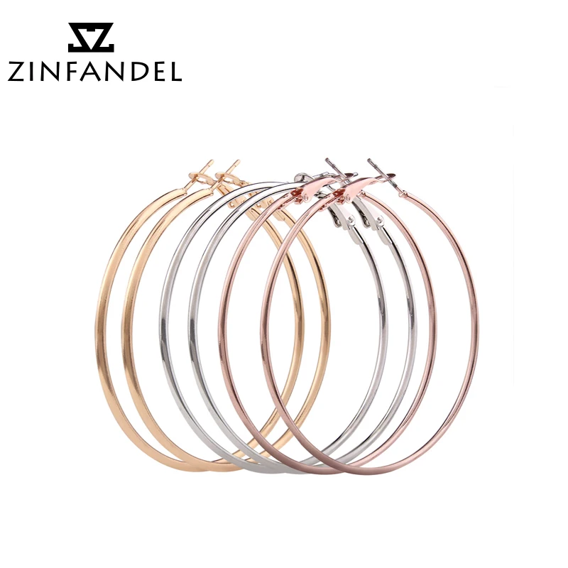ZINFANDEL Brand 2018 One Bag Three-pcs European Geometry Defence Allergy Will Fashion Personality Metal Ear Circle Round Earring
ZINFANDEL Brand 2018 One Bag Three-pcs European Geometry Defence Allergy Will Fashion Personality Metal Ear Circle Round Earring
