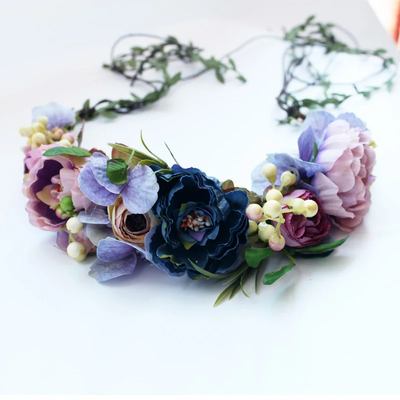 Party Floral Headband Wreath Hairband wedding bridal Bridesmaid headdress Flower Hair Accessories wedding Flower Crown garlands
Party Floral Headband Wreath Hairband wedding bridal Bridesmaid headdress Flower Hair Accessories wedding Flower Crown garlands