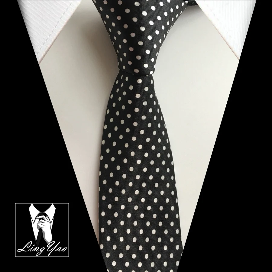 High Fashion Polka Dots Ties Slim Neckties Narrow Black White Neck Tie Wholesale Free Shipping
High Fashion Polka Dots Ties Slim Neckties Narrow Black White Neck Tie Wholesale Free Shipping