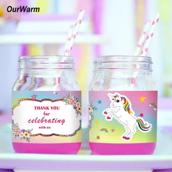 OurWarm 24pcs Magic Dreamy Fantasy Unicorn Water Bottle Label Candy Bar Decoration Baby Shower Kids Birthday Party Supplies
OurWarm 24pcs Magic Dreamy Fantasy Unicorn Water Bottle Label Candy Bar Decoration Baby Shower Kids Birthday Party Supplies