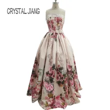 Real Pictures 2017 Strapless Floral Print Shiny Crystal Beaded Custom made Ball Gown Formal Evening Dresses
Real Pictures 2017 Strapless Floral Print Shiny Crystal Beaded Custom made Ball Gown Formal Evening Dresses