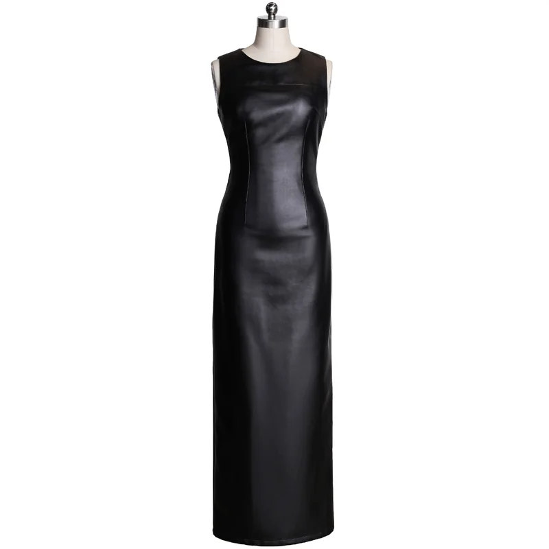 Customize 2017 New Womens Autumn Spring Split Black Faux Leather Dress Vestidos Ankle-Length Plus Size Elegant Sexy Dresses
Customize 2017 New Womens Autumn Spring Split Black Faux Leather Dress Vestidos Ankle-Length Plus Size Elegant Sexy Dresses
