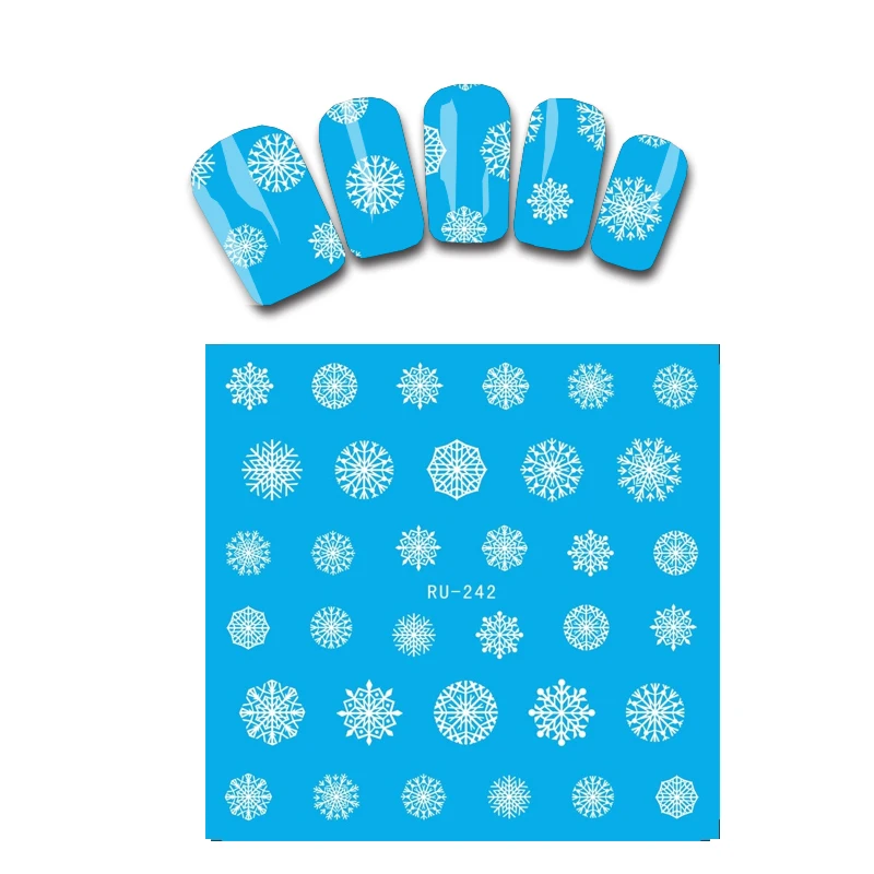 Nail Sticker WATER DECAL BLUE BASE FLOWER CHRISTMAS XMAS WHITE SNOW FLAKE NEW YEAR RU242-247
Nail Sticker WATER DECAL BLUE BASE FLOWER CHRISTMAS XMAS WHITE SNOW FLAKE NEW YEAR RU242-247
